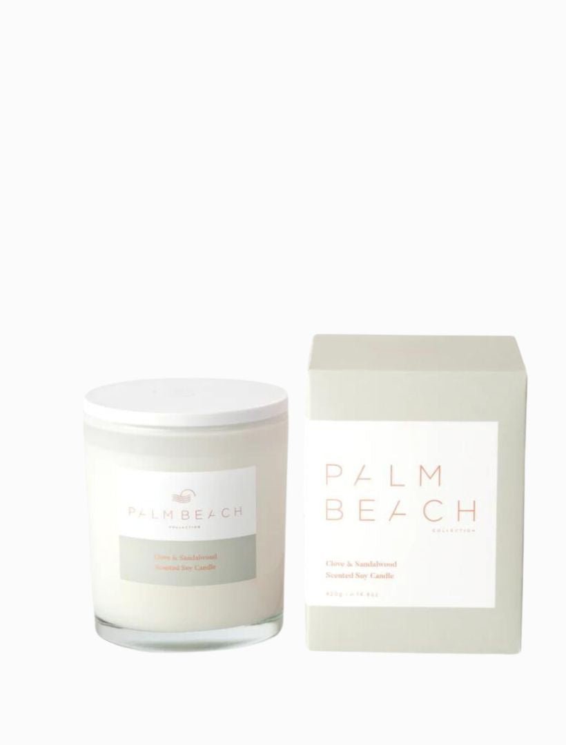 Palm Beach Clove And Sandalwood Candle 420G - Zjoosh