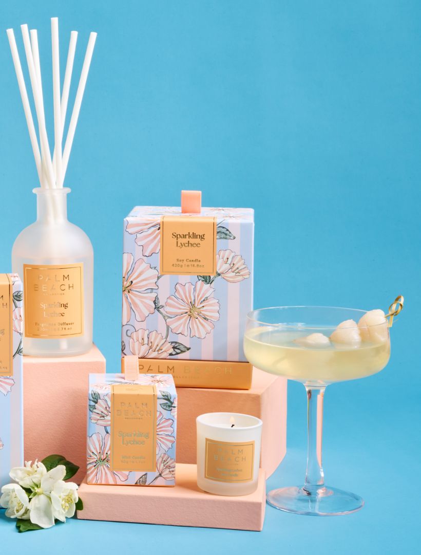 Palm Beach Extra Mini Candle Sparkling Lychee 50G - Zjoosh