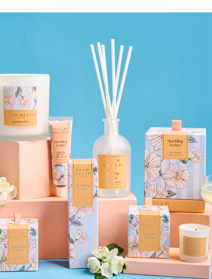 Palm Beach Extra Mini Candle Sparkling Lychee 50G - Zjoosh