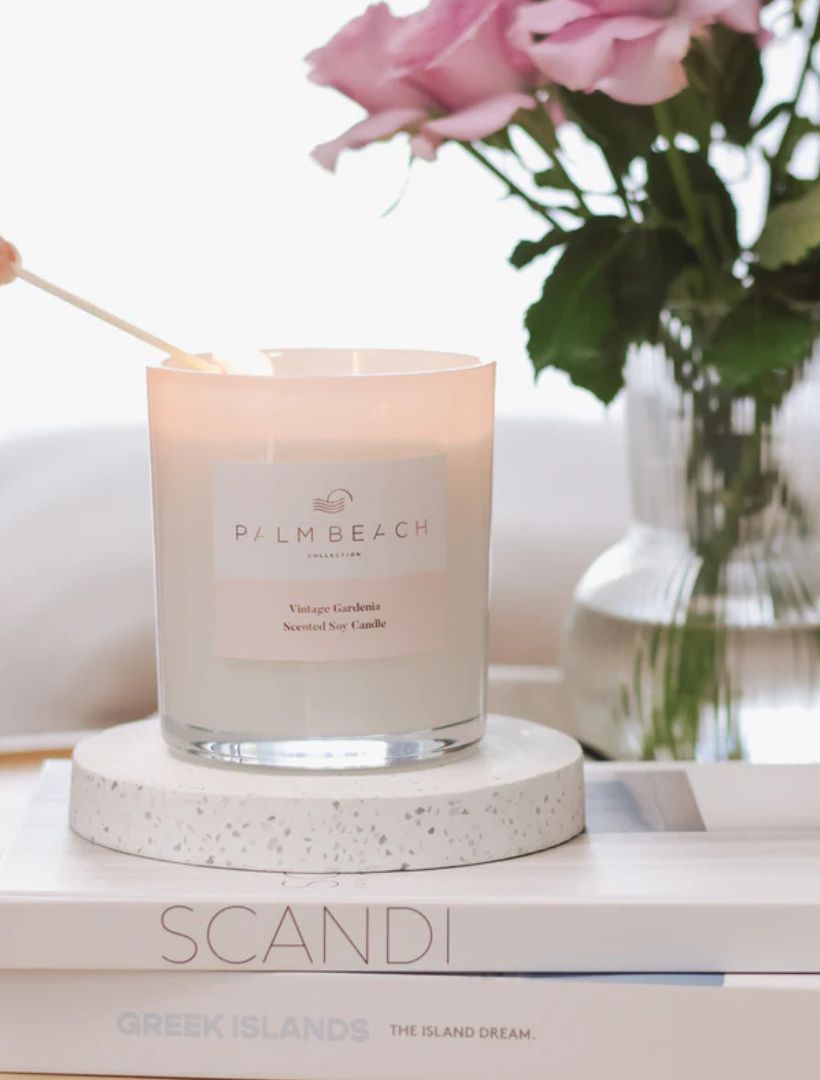 Palm Beach Vintage Gardenia Candle 420G - Zjoosh