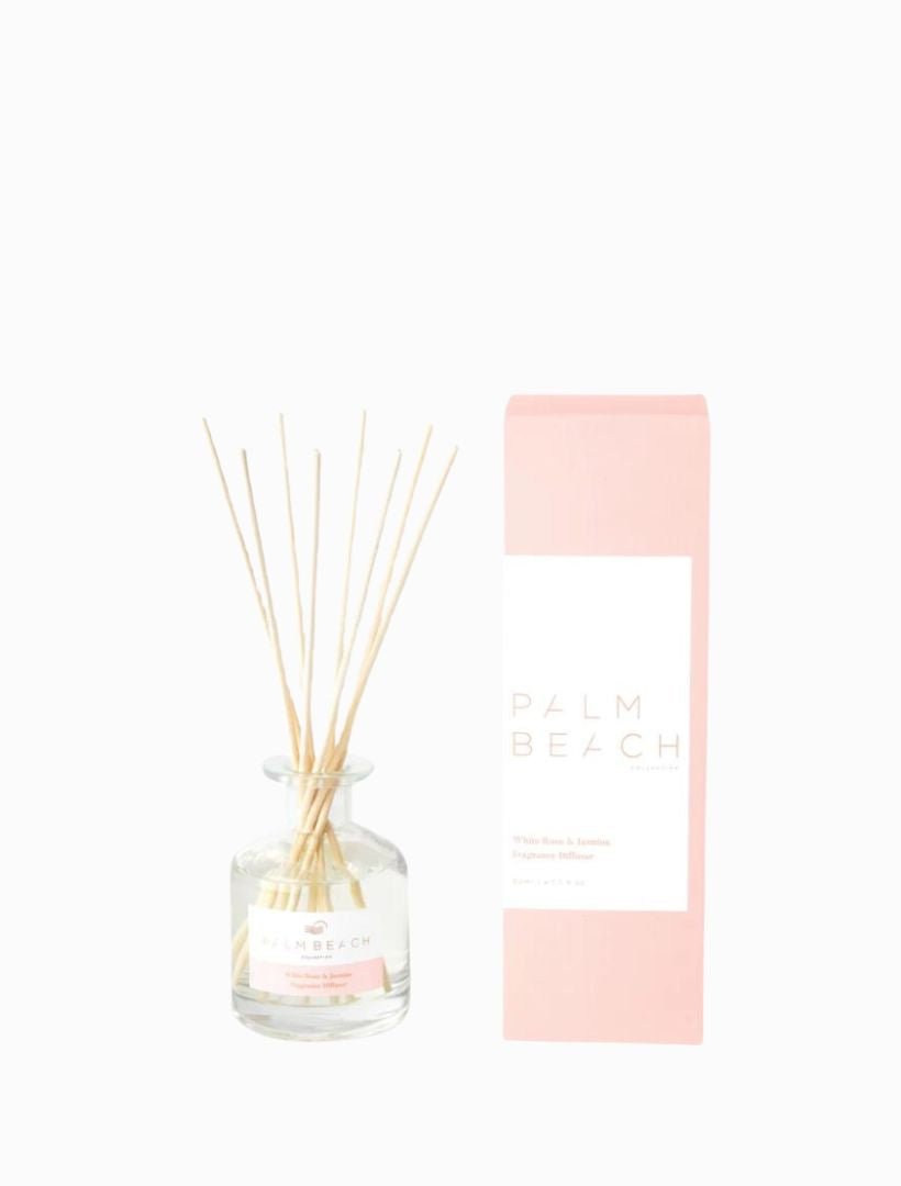 Palm Beach White Rose And Jasmine Mini Diffuser 50ml - Zjoosh