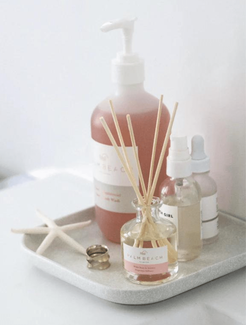 Palm Beach White Rose And Jasmine Mini Diffuser 50ml - Zjoosh