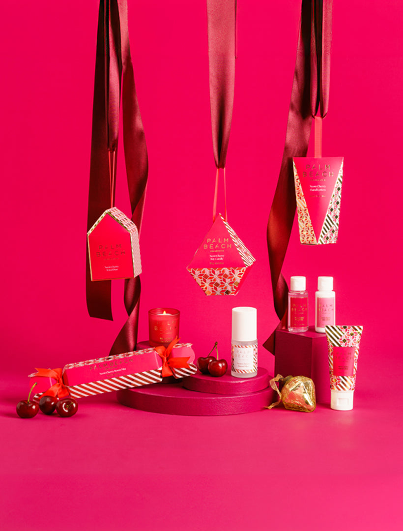 Palm Beach Gingerbread House Travel Duo Neon Cherry