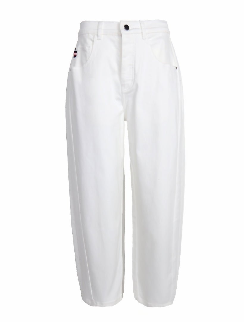 Parker Barrel Leg Jean White - Zjoosh