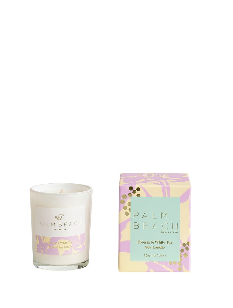 Palm Beach Freesia and White Tea Mini Candle 70g (gift with purchase)