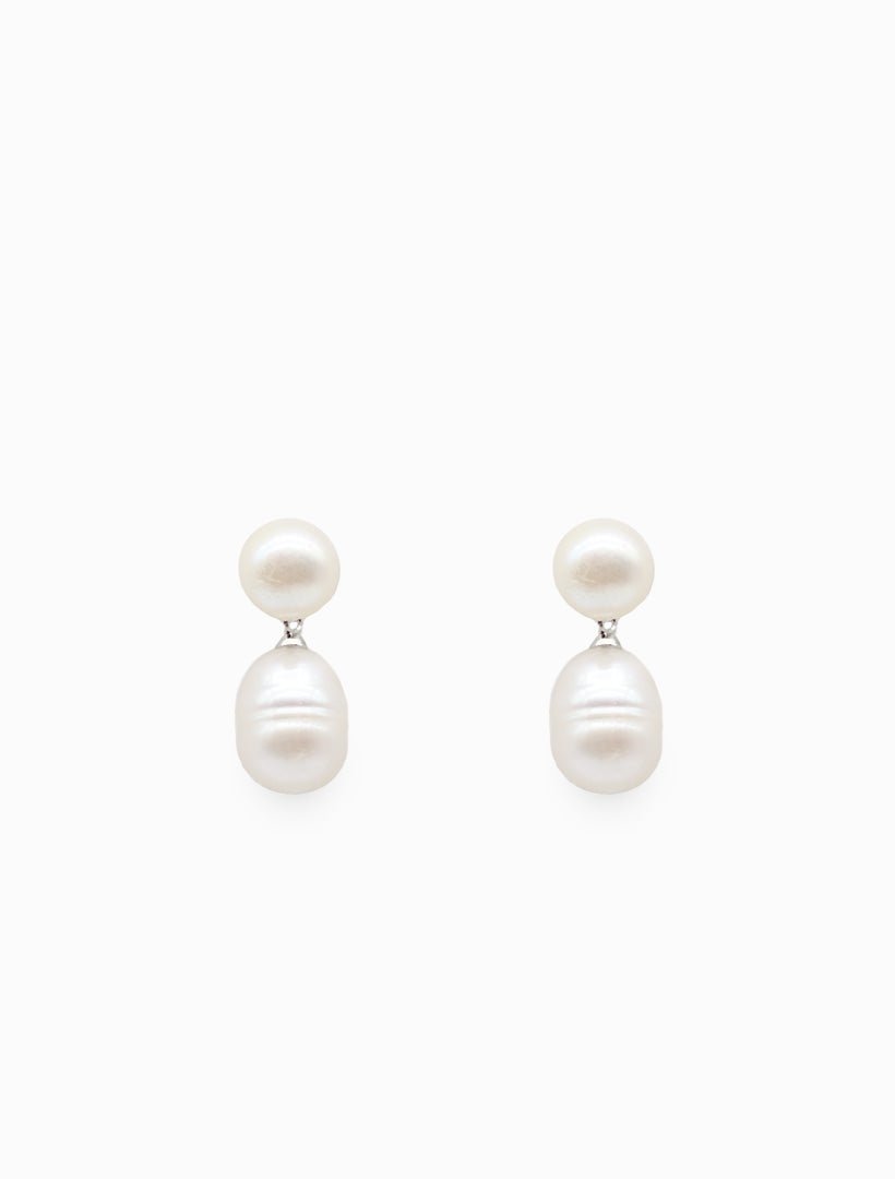 Pearl Drop Studs - Zjoosh