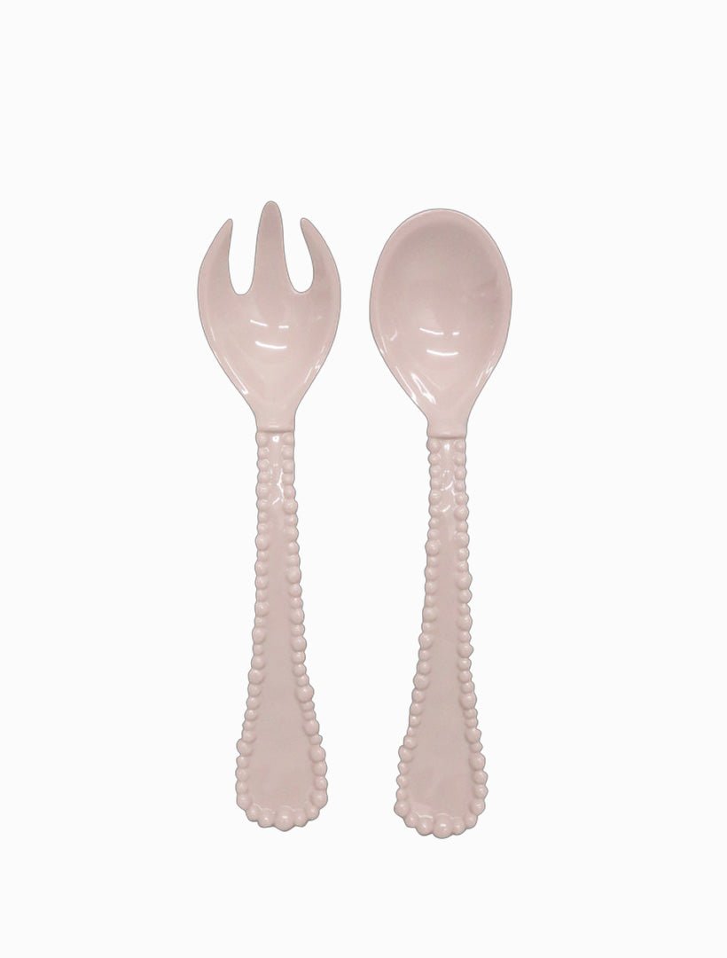Pearl Salad Servers Pink - Zjoosh