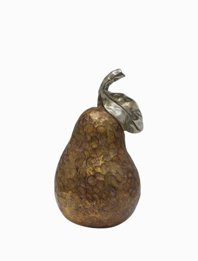 Pear Ornament Gold Large