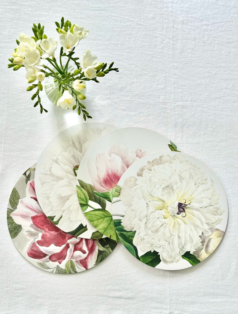 Peony Placemats (Set of 4) - Zjoosh