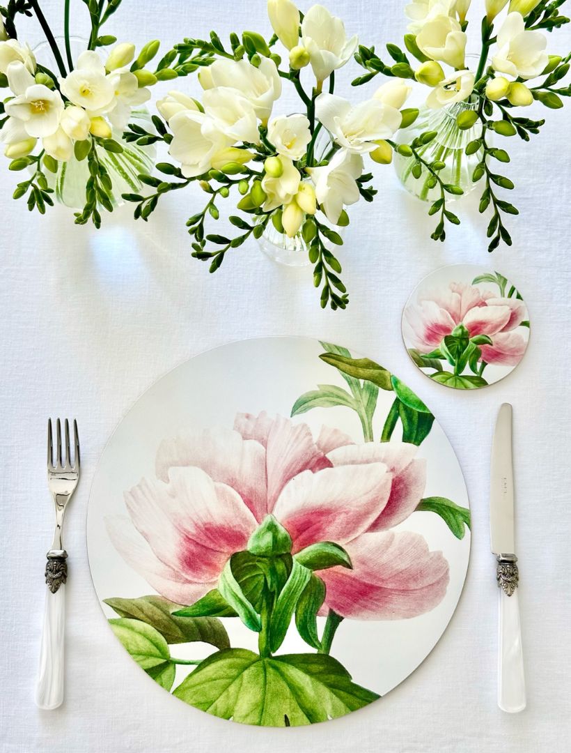 Peony Placemats (Set of 4) - Zjoosh