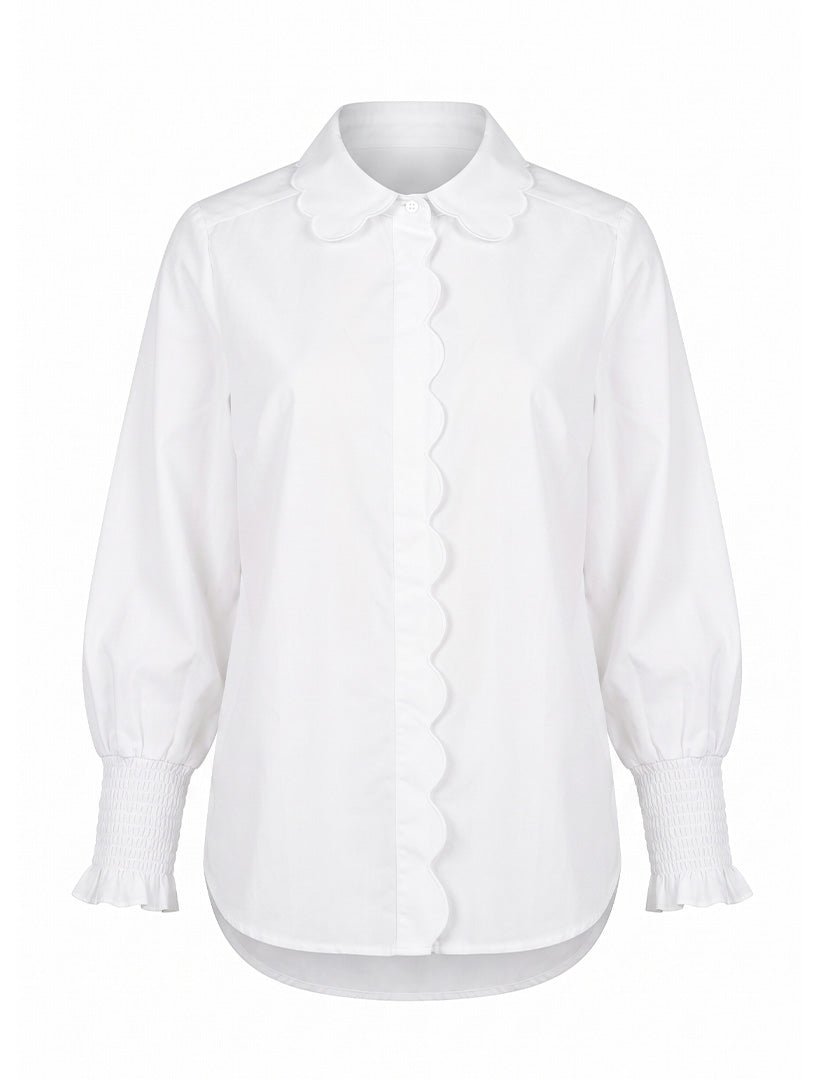 Petal Shirt White - Zjoosh
