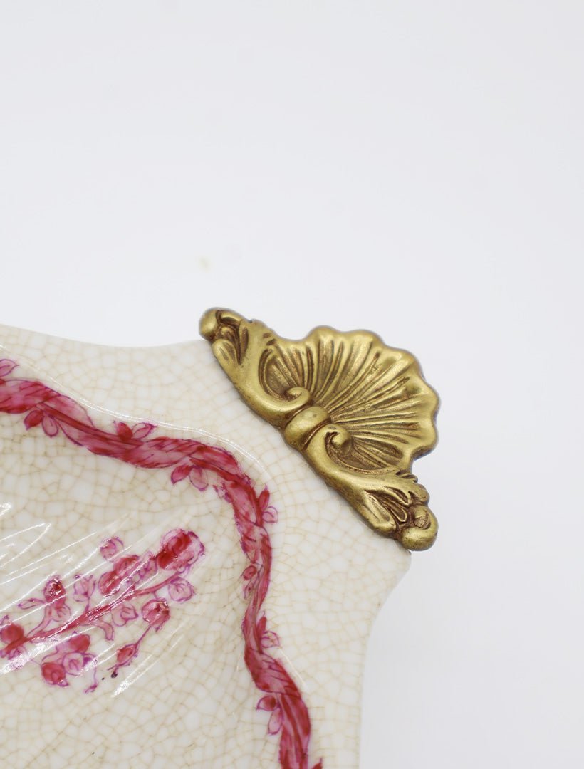 Pink Floral Shell Soap Dish - Zjoosh