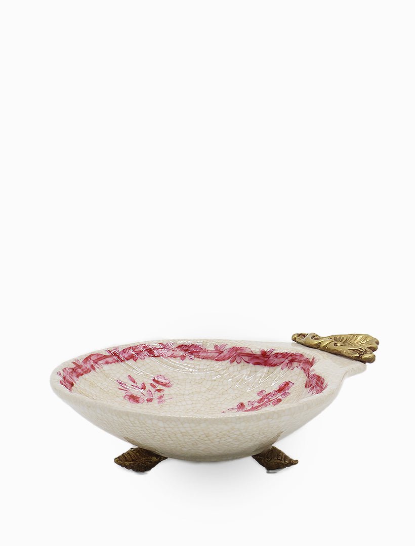 Pink Floral Shell Soap Dish - Zjoosh