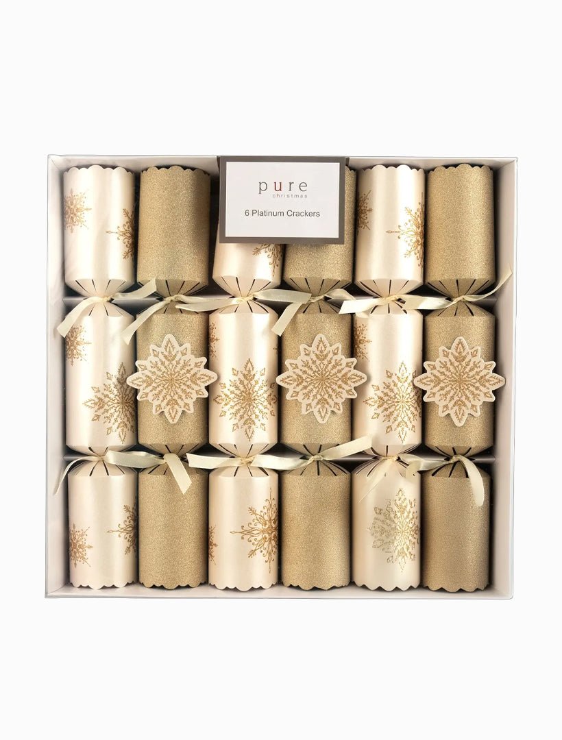 Platinum Crackers Box 6 Champagne Cream - Zjoosh