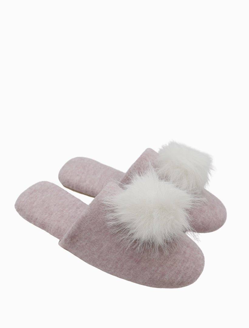 Pom Pom Slipper Pink - Zjoosh