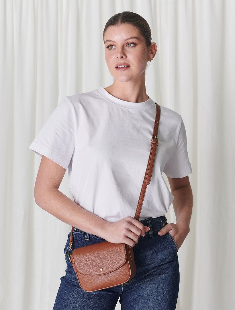 Posy Cross Body Bag Espresso - Zjoosh