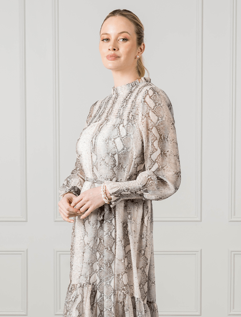 Python Print Dress - FINAL SALE - Zjoosh