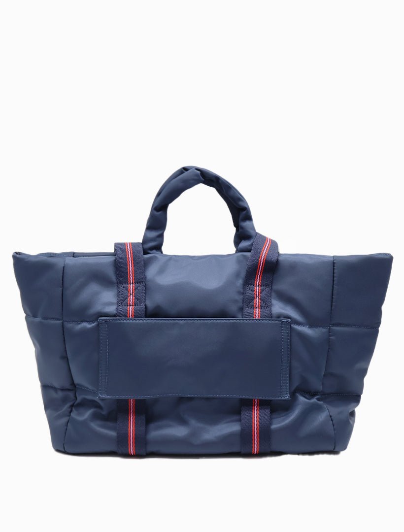 Quilted Voyager Bag Navy - Zjoosh