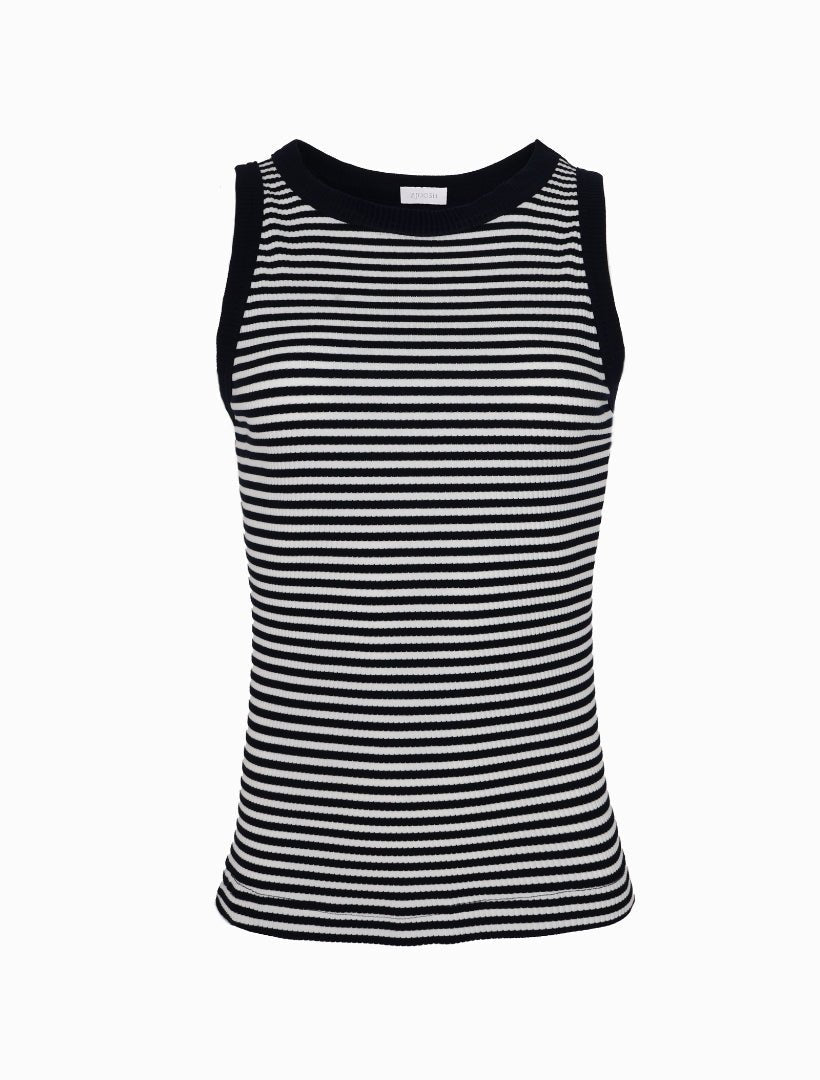 Raven Stripe Tank Navy White - FINAL SALE - Zjoosh