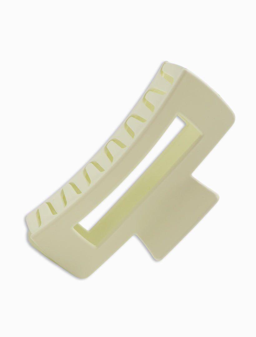 Rectangle Claw Clip Ivory - Zjoosh