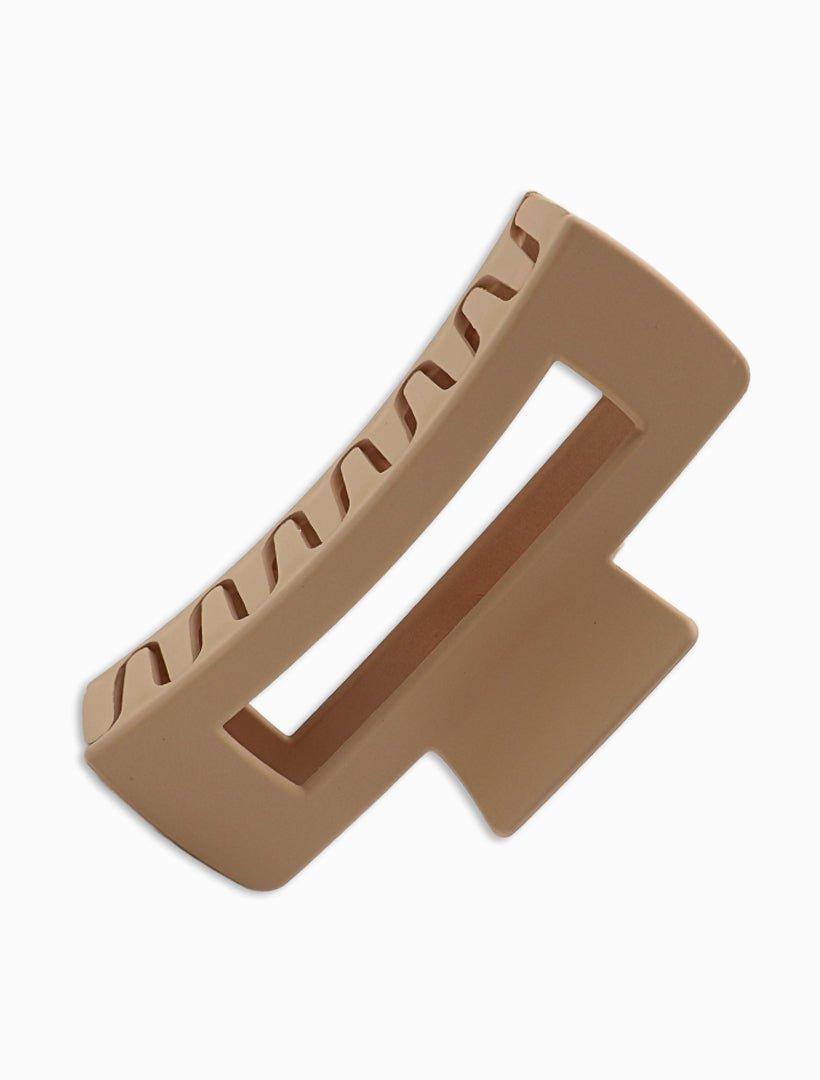 Rectangle Claw Clip Mocha - Zjoosh