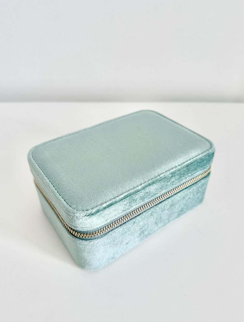 Rectangle Jewellery Case Sage - Zjoosh