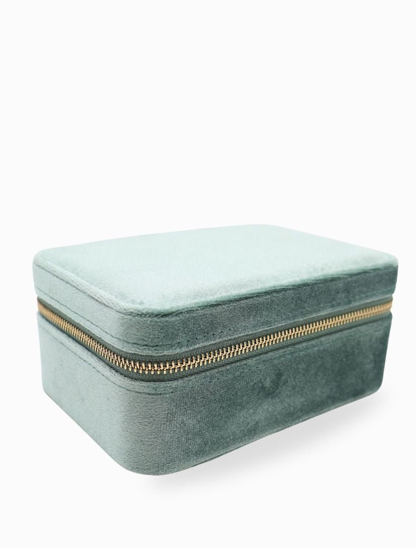 Rectangle Jewellery Case Sage - Zjoosh