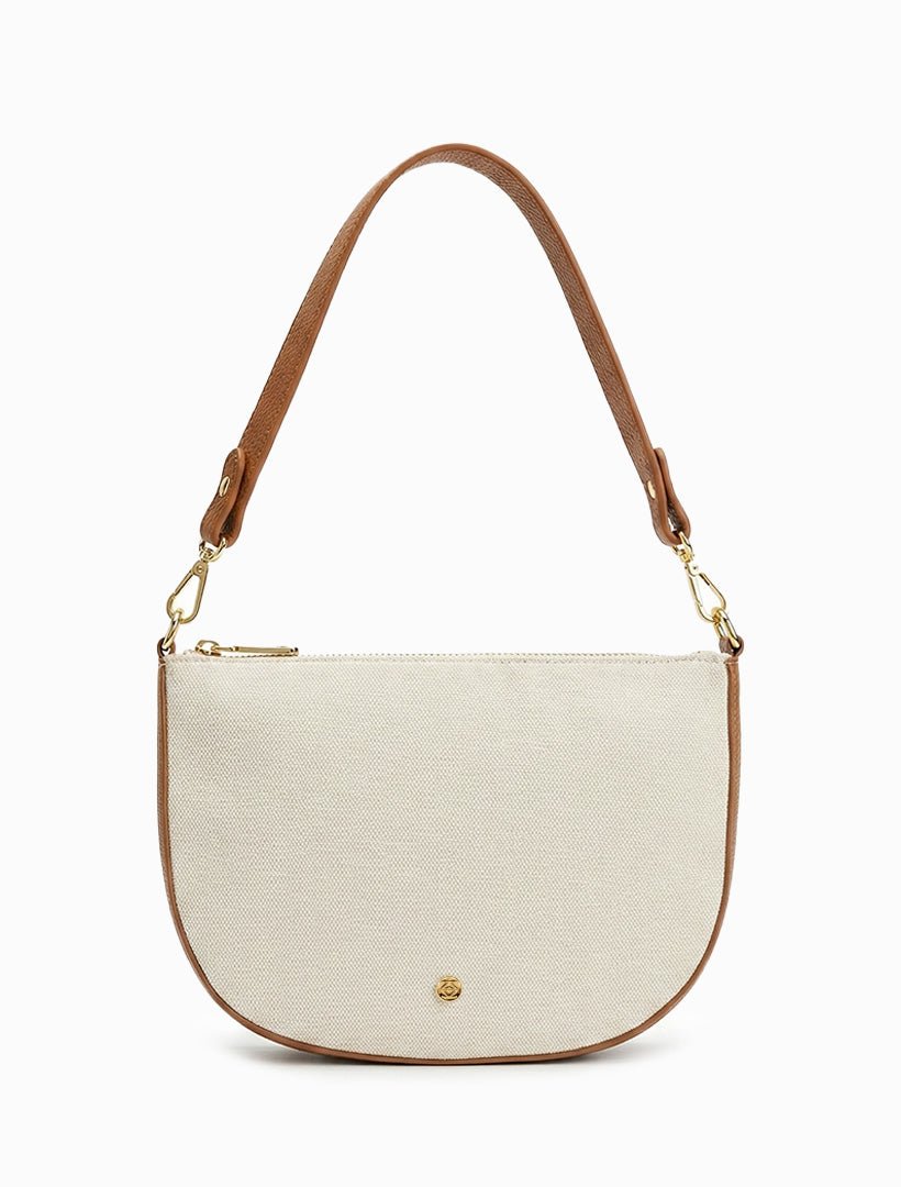 Reece Bag White Tan - Zjoosh