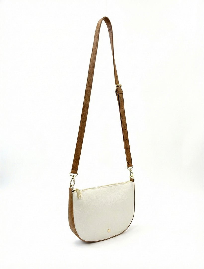 Reece Bag White Tan - Zjoosh