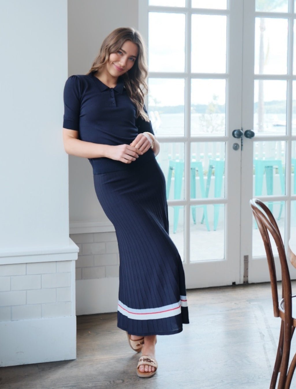 Renae Knit Navy - FINAL SALE - Zjoosh