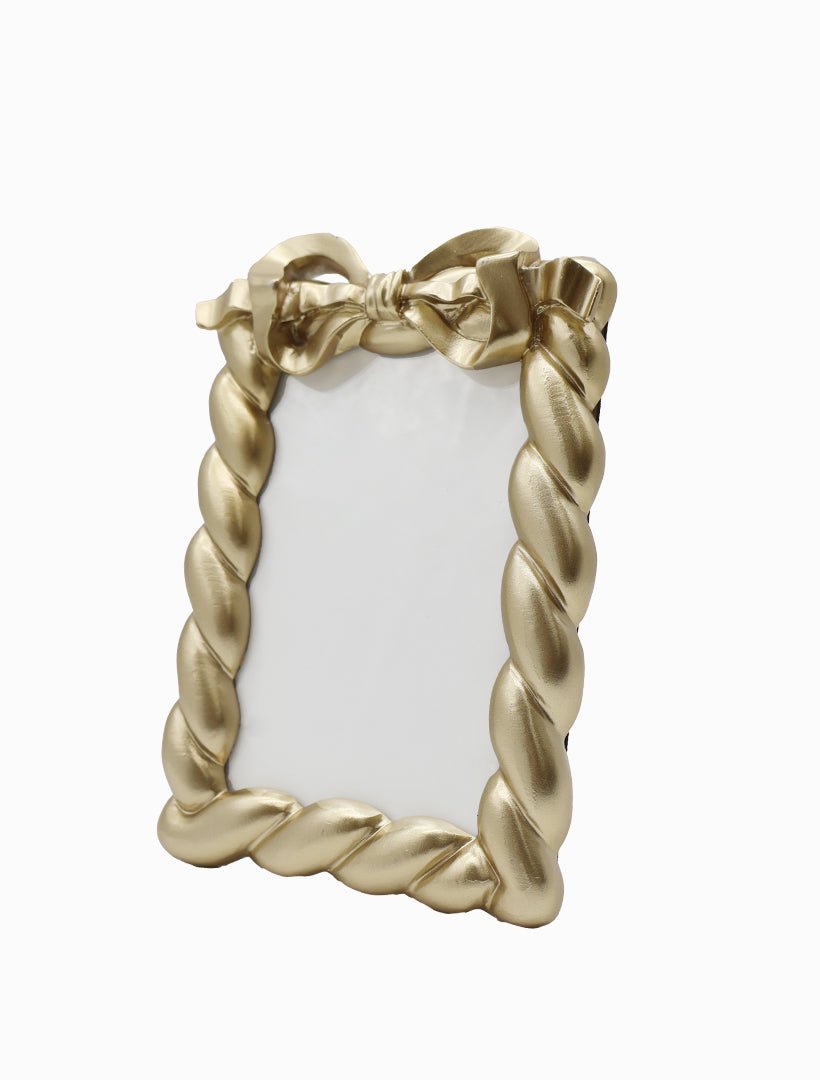 Resin Ribbon Frame Gold 4x6 - Zjoosh