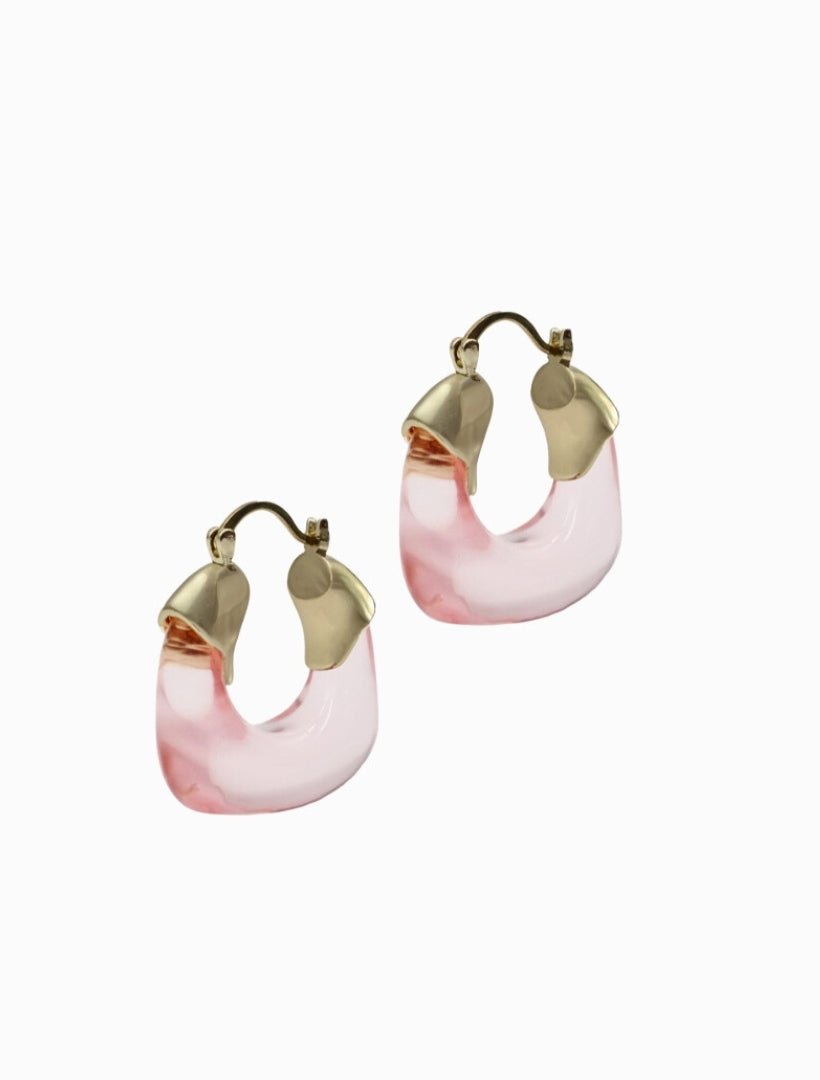 Resin Swing Hoops Pink - Zjoosh