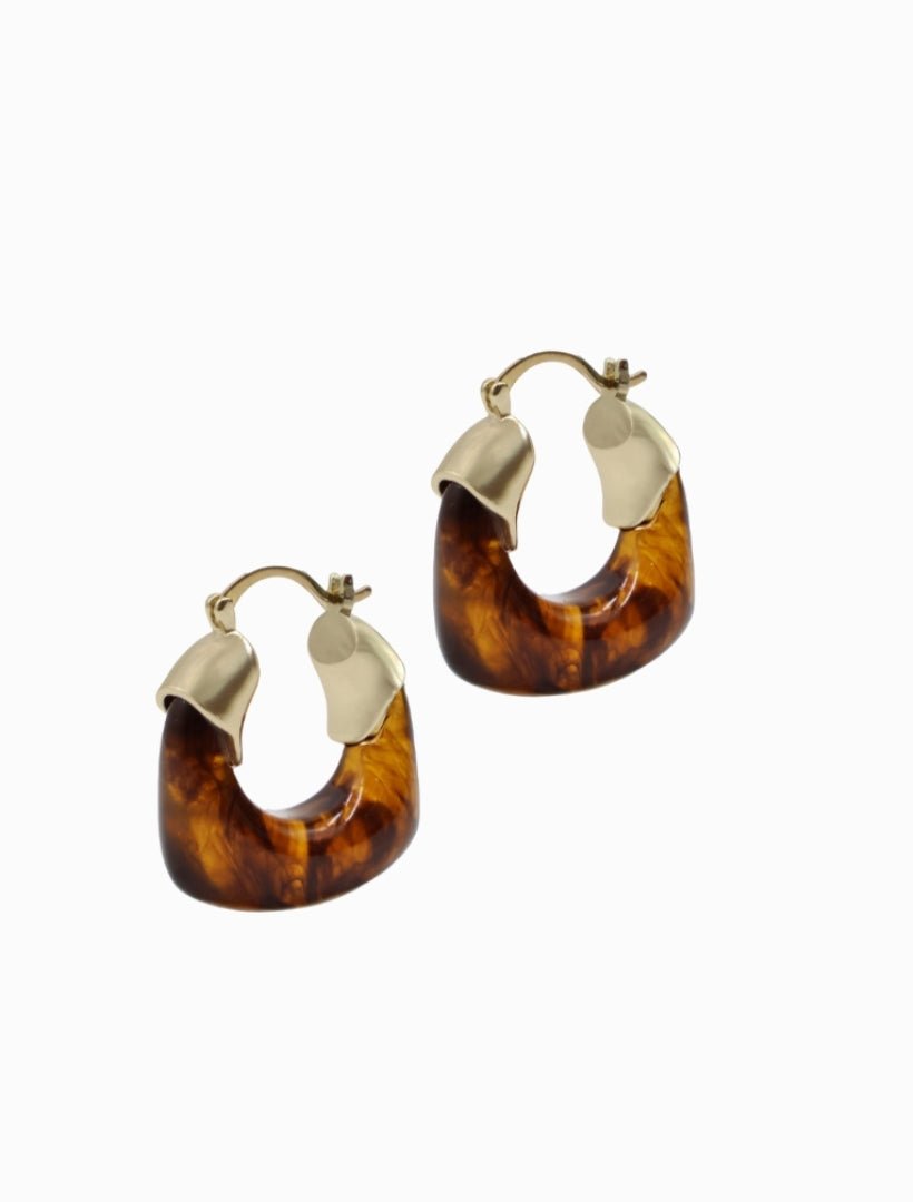 Resin Swing Hoops Tortoise - Zjoosh