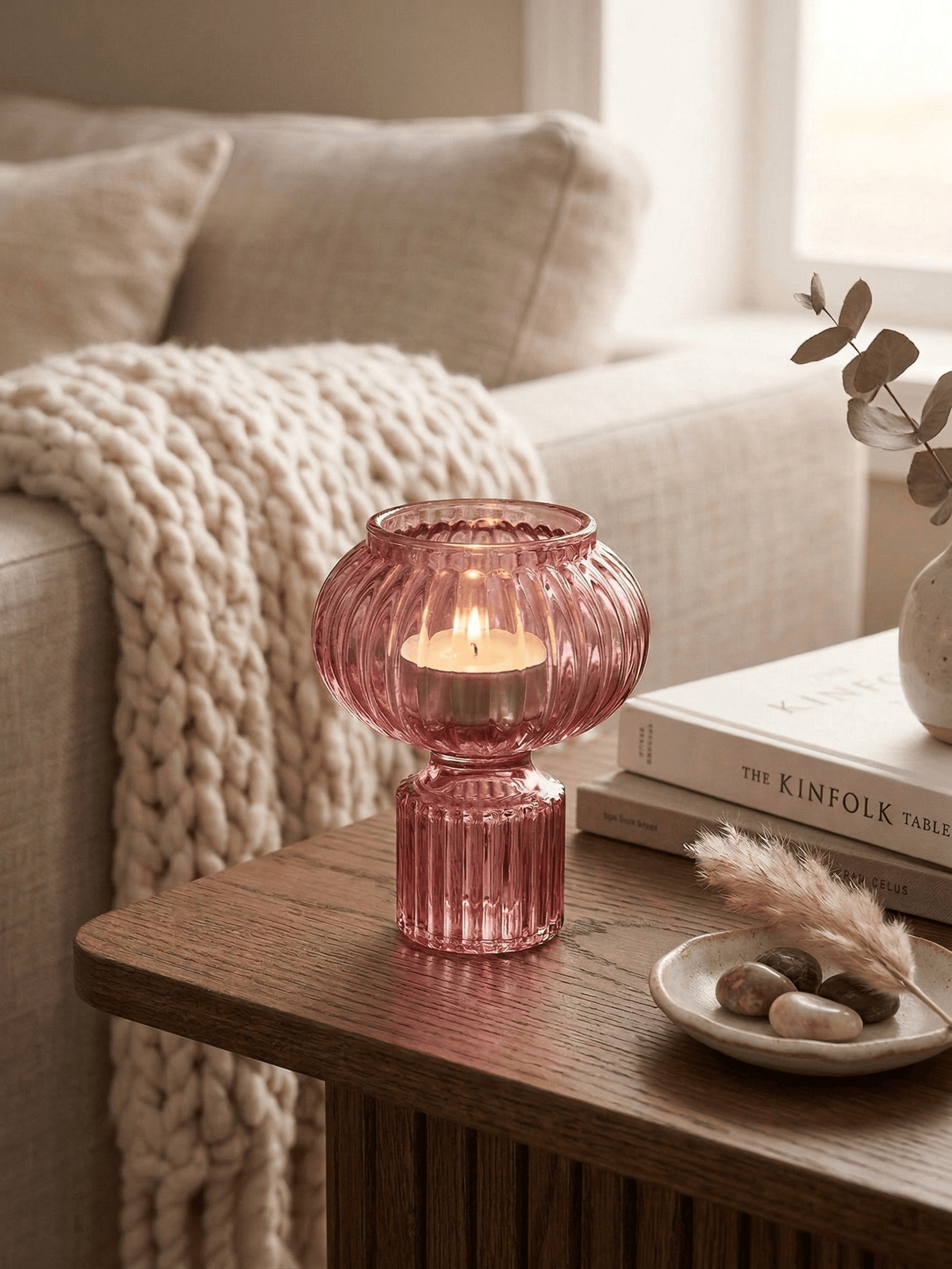 Reversible Bulb Candleholder Plum - Zjoosh