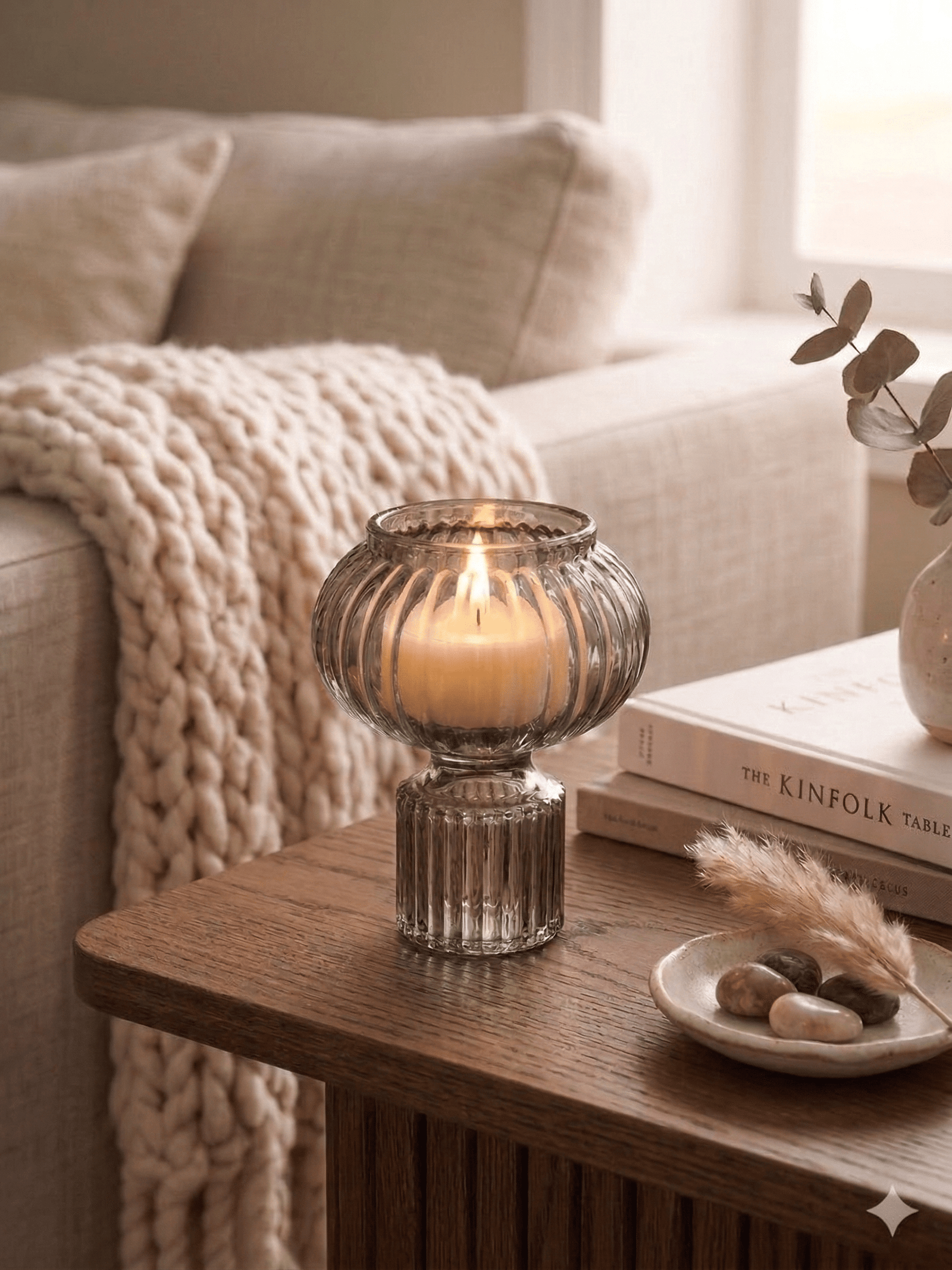 Reversible Bulb Candleholder Smoke - Zjoosh