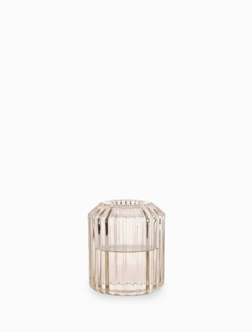 Reversible Ribbed Candleholder Blush - Zjoosh