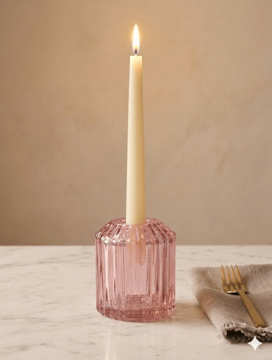 Reversible Ribbed Candleholder Plum - Zjoosh