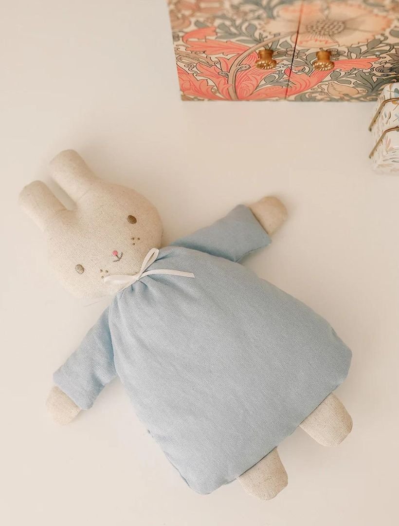 Riley Bunny Rattle Blue - Zjoosh