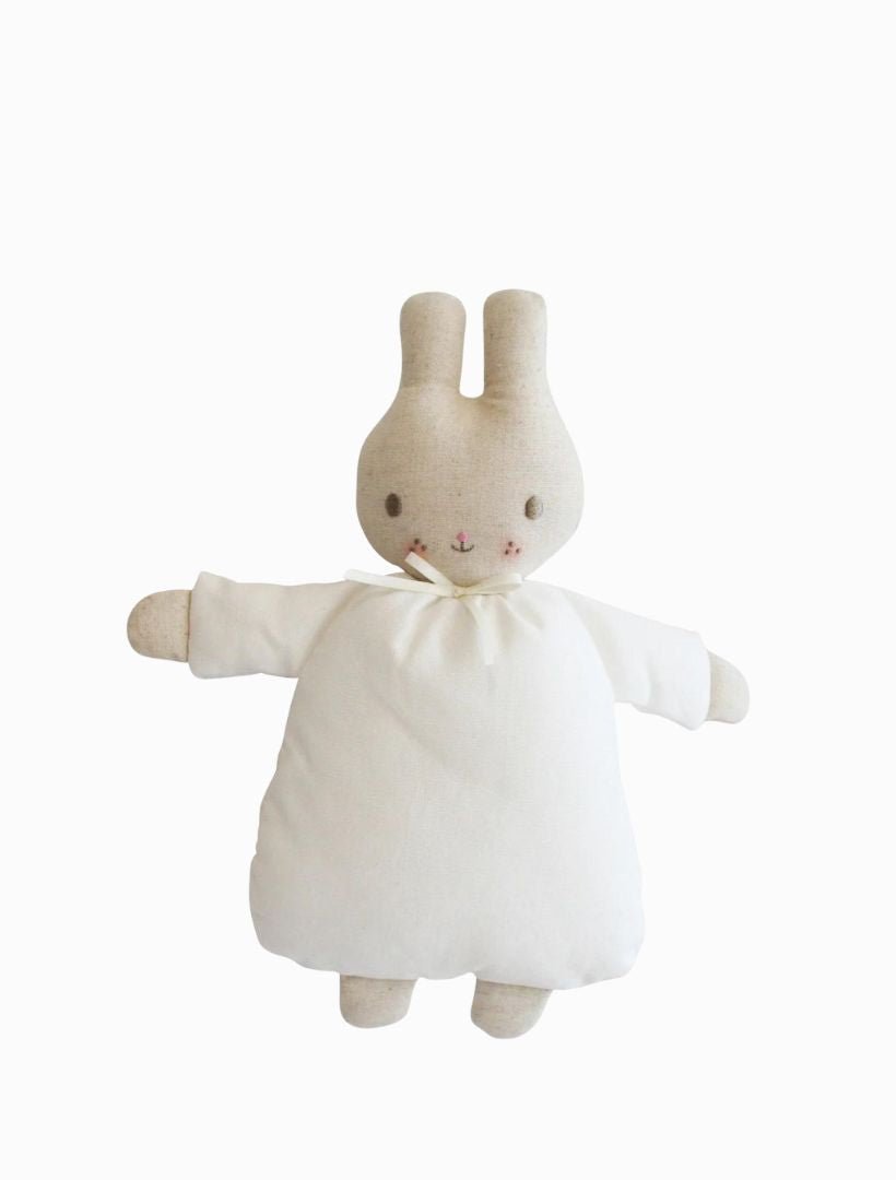 Riley Bunny Rattle Ivory - Zjoosh