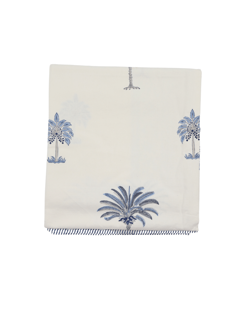 Ritchie Palms Tablecloth Blue (150cm x 320cm) - Zjoosh