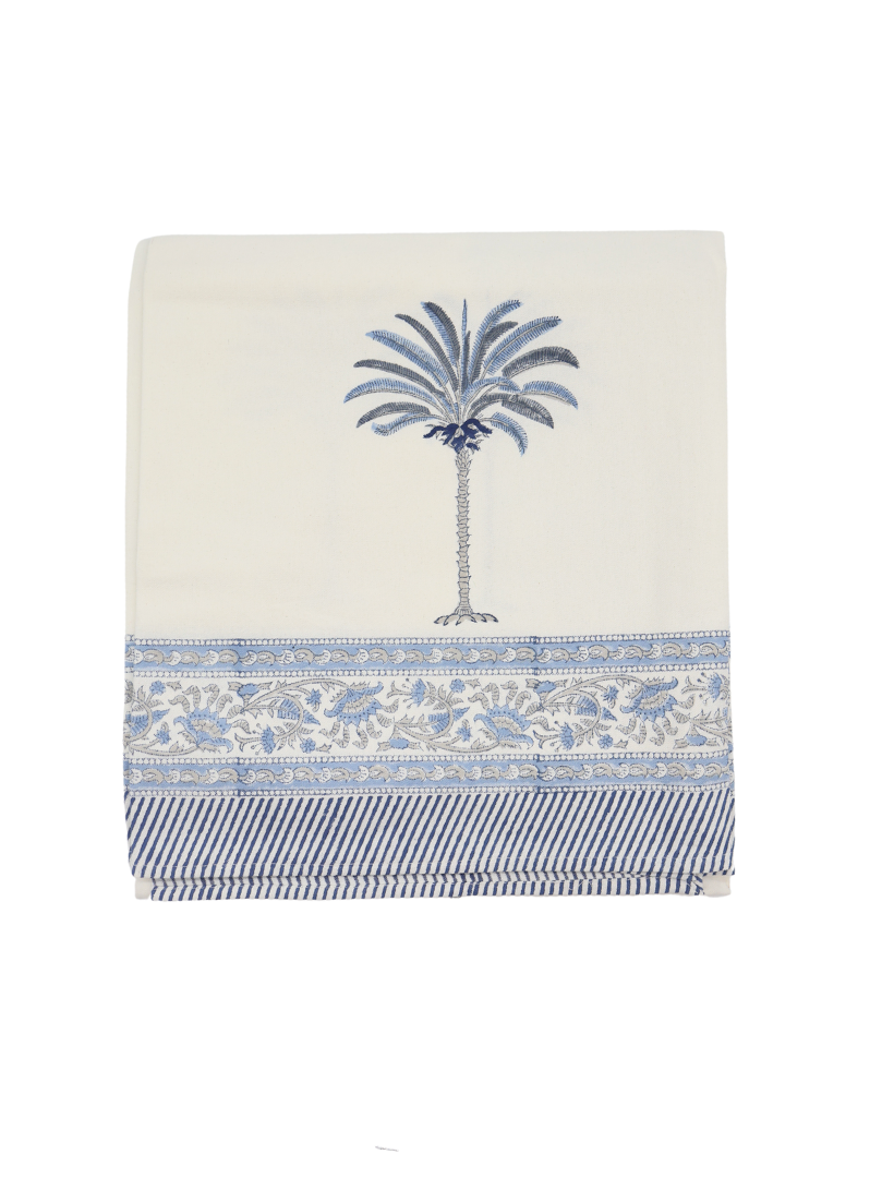 Ritchie Palms Tablecloth Blue (150cm x 320cm)