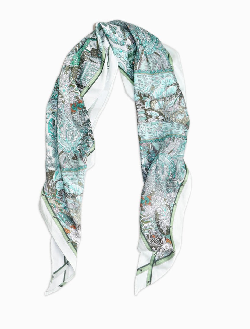 Riviera Scarf Green - Zjoosh