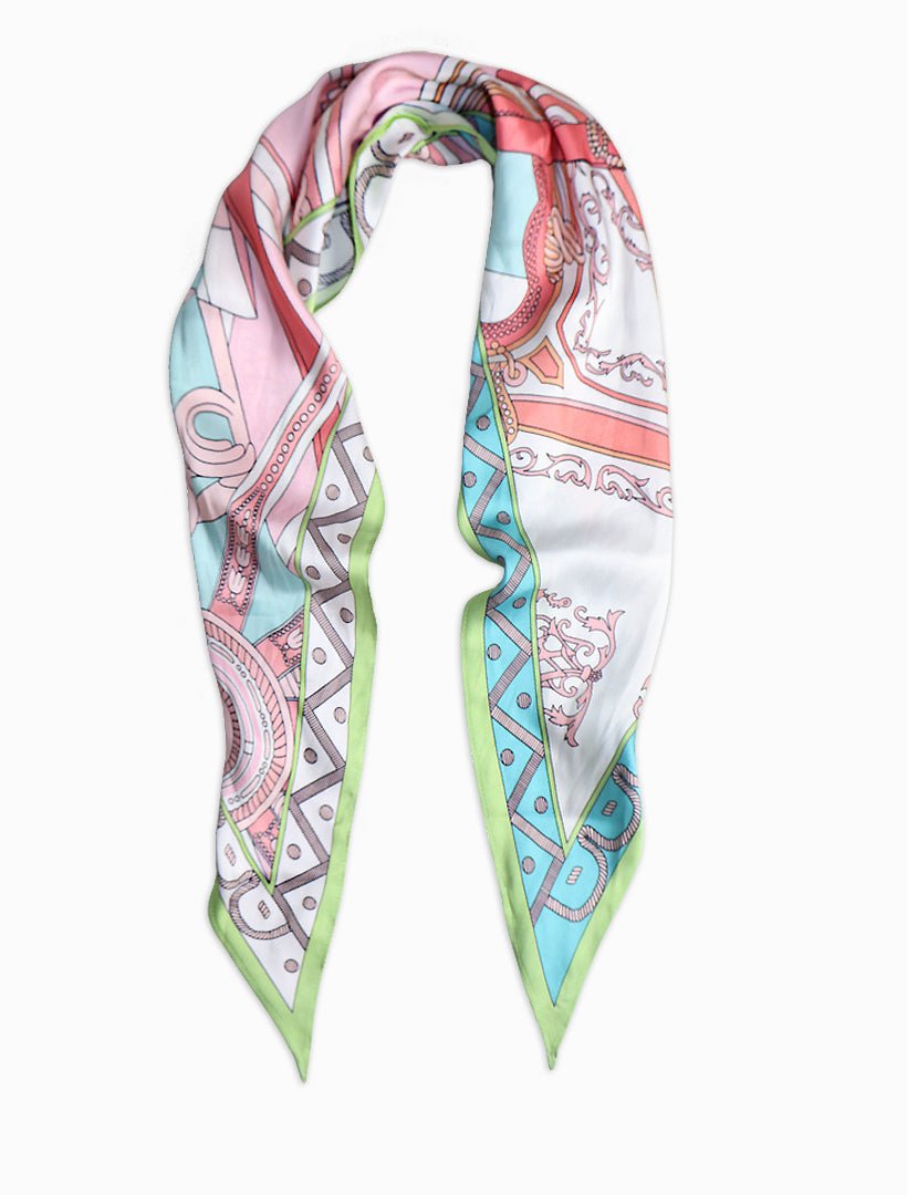 Riviera Scarf Pink Mint - Zjoosh