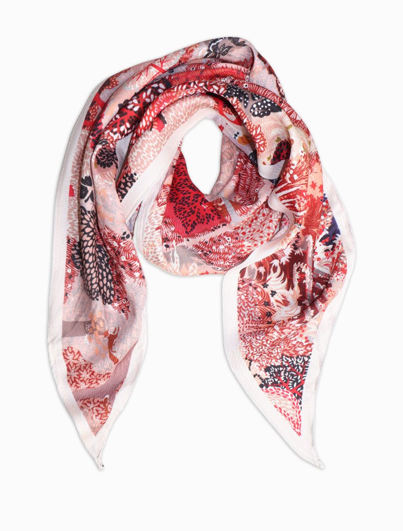 Riviera Scarf Red - Zjoosh