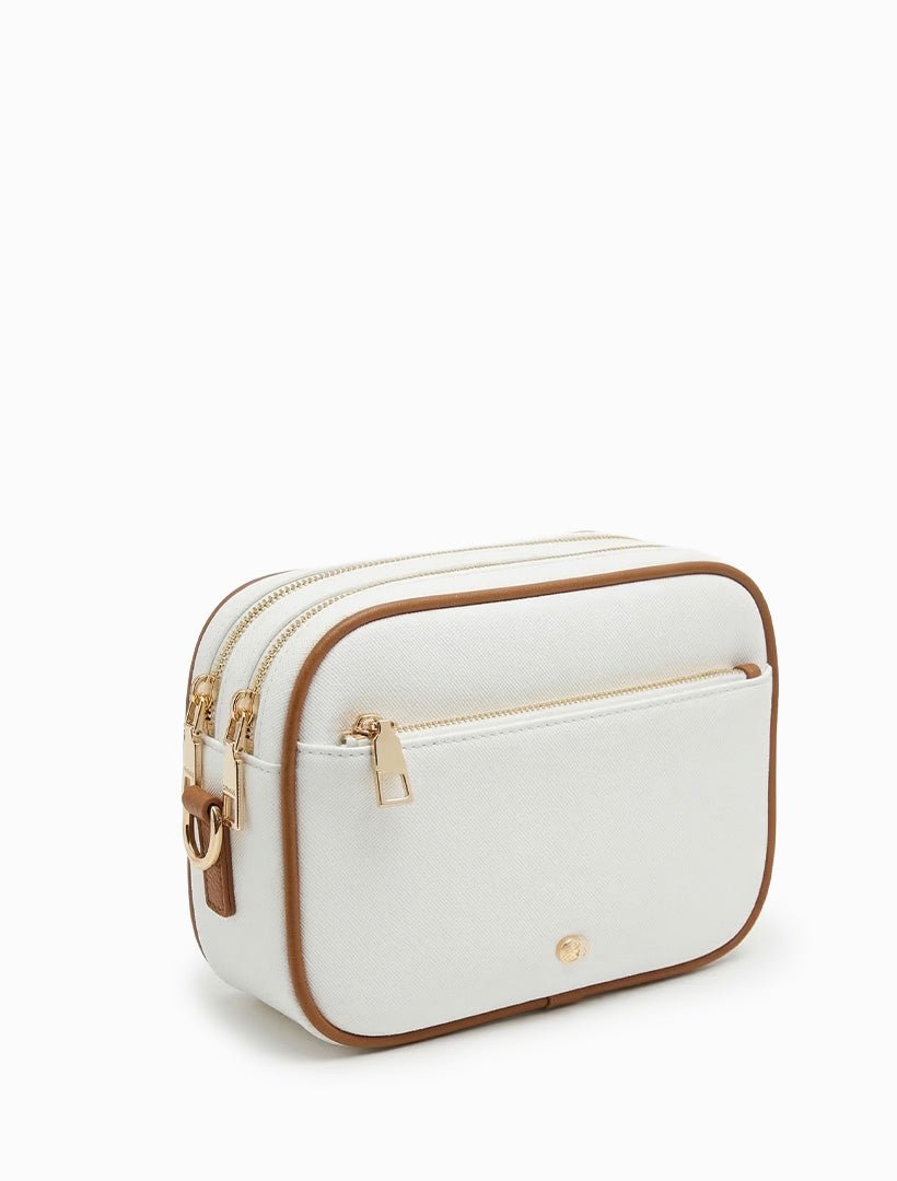 Ruby London Canvas Cross Body Bag Ecru - Zjoosh