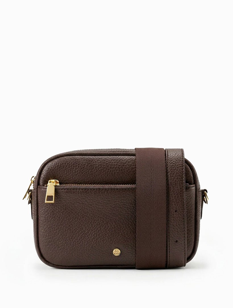 Ruby London Cross Body Bag Chocolate - Zjoosh