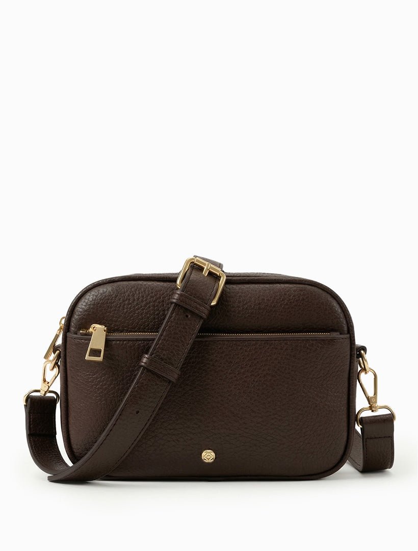 Ruby London Cross Body Bag Chocolate - Zjoosh