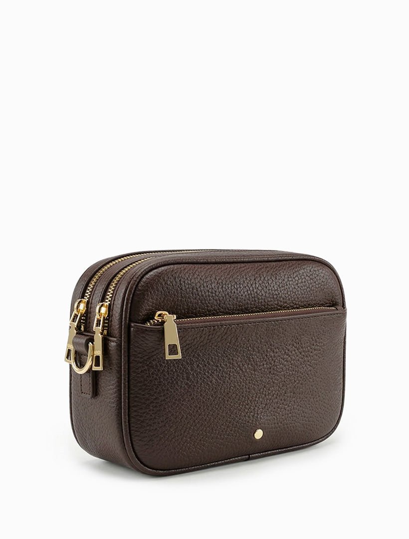 Ruby London Cross Body Bag Chocolate - Zjoosh