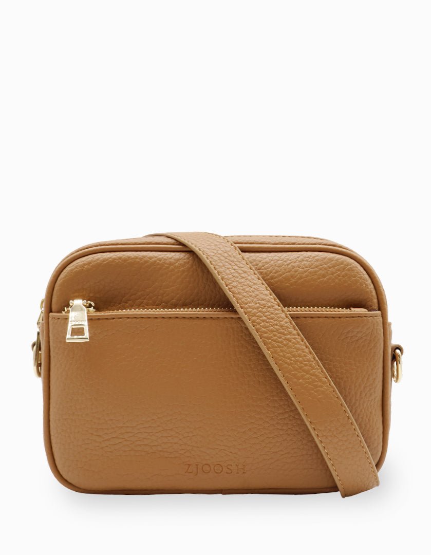Ruby London Cross Body Bag Tan - Zjoosh