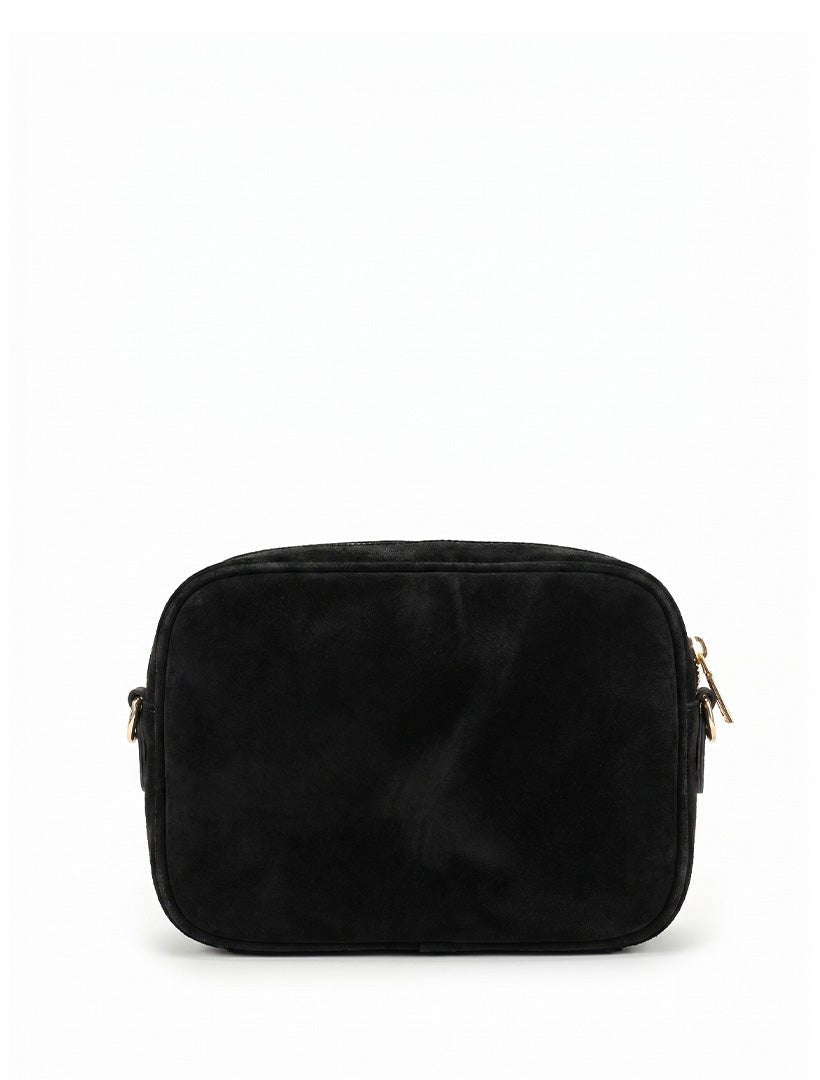 Ruby London Eco Suede Cross Body Bag Black - Zjoosh